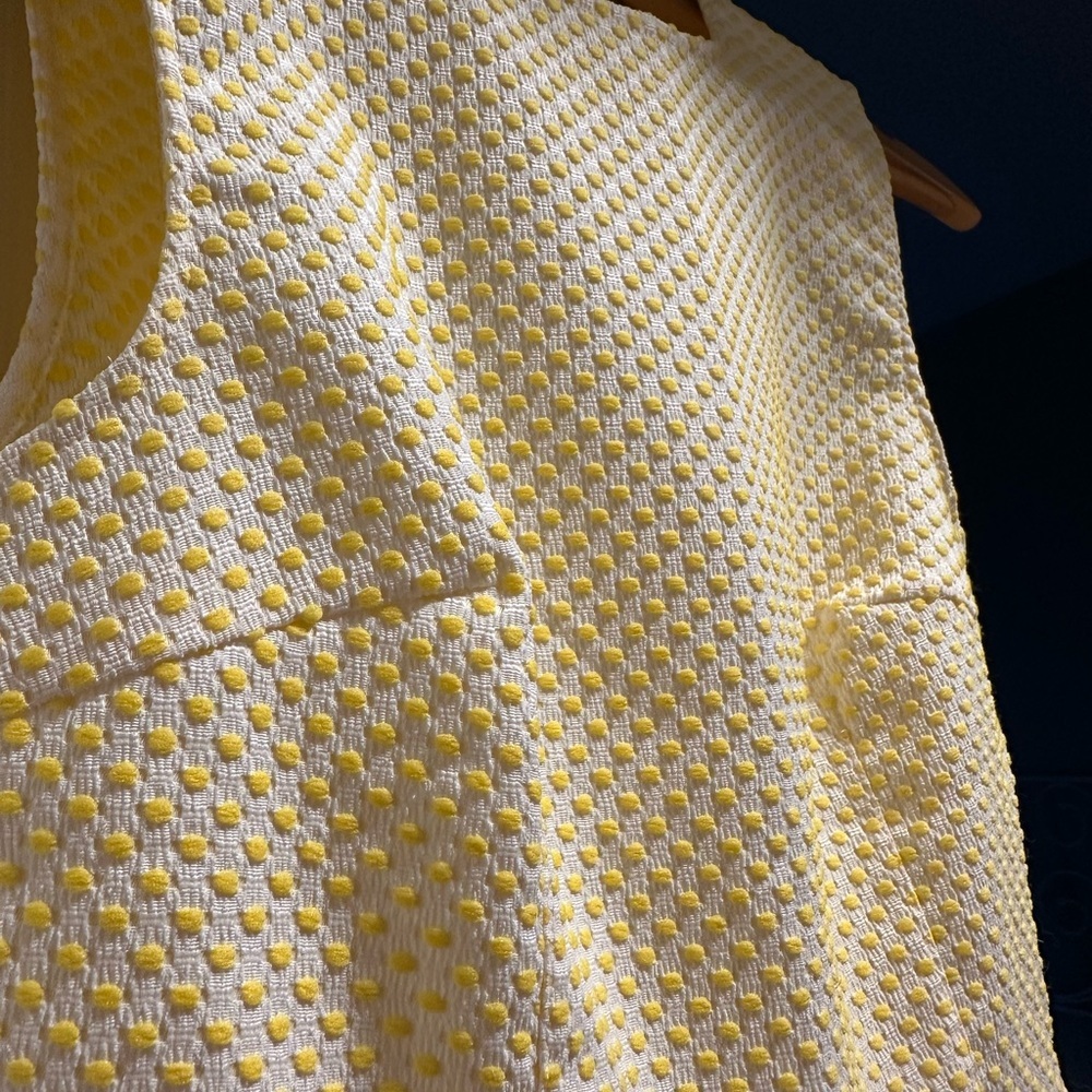 Club Monaco Yellow Textured Top - Picture 2 of 7